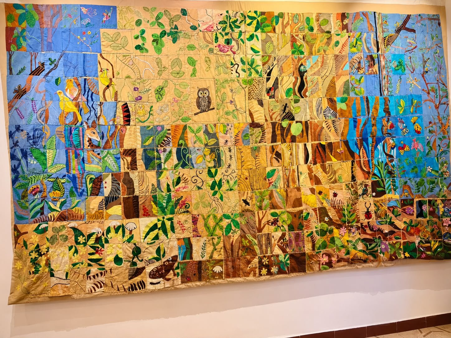 The Banyan Tree tapestry displayed at Carpe Diem exhibition in 2026